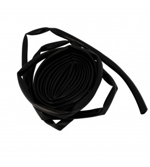 GAINE FIL ELECTRIQUE PVC/SOUPLISSEAU 12X13.1 NOIR 5M