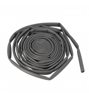 GAINE FIL ELECTRIQUE PVC/SOUPLISSEAU 10.5X12 GRIS 5M