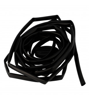 GAINE FIL ELECTRIQUE PVC/SOUPLISSEAU 10.5X12 NOIR 5M