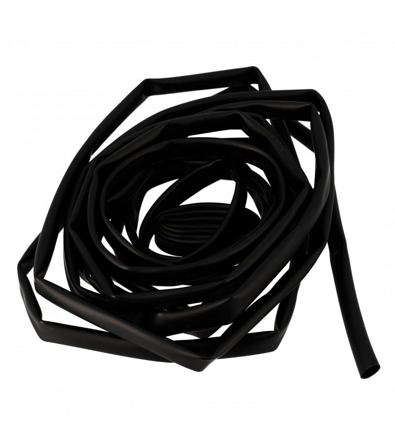 GAINE FIL ELECTRIQUE PVC/SOUPLISSEAU 10.5X12 NOIR 5M