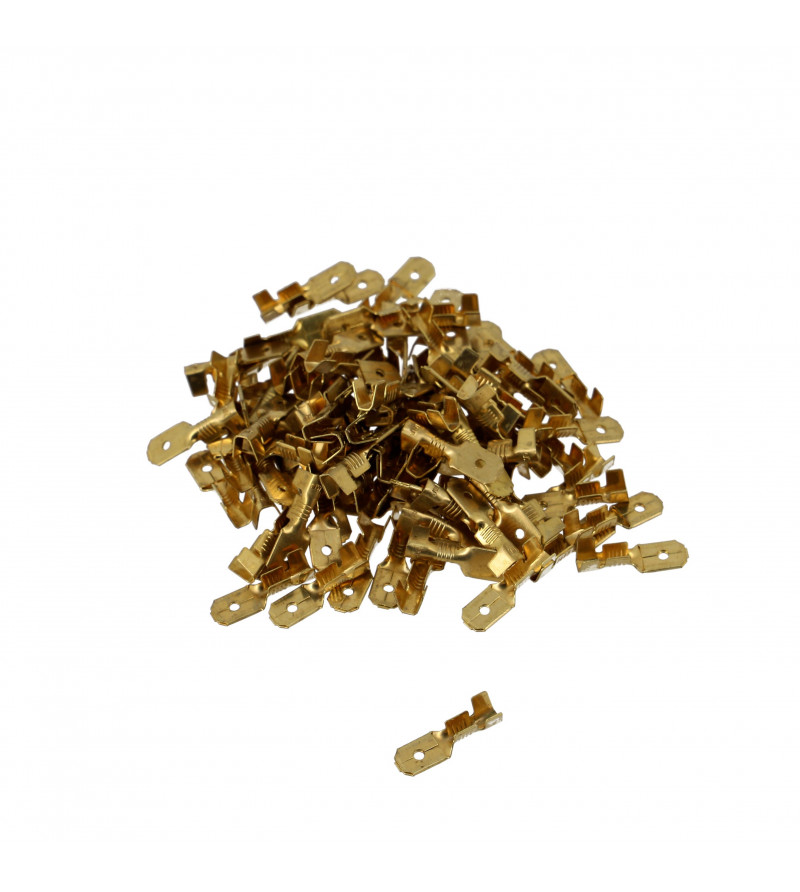 COSSE MALE LAITON 6.3 (X100) QUALITE ATELIER