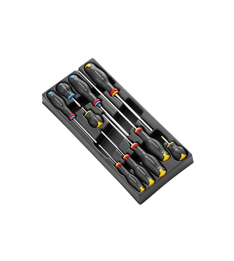 MODULE 10 TOURNEVIS PROTWIST FACOM(CRUCIFORME DONT 2 BOULES) - PRIX NET