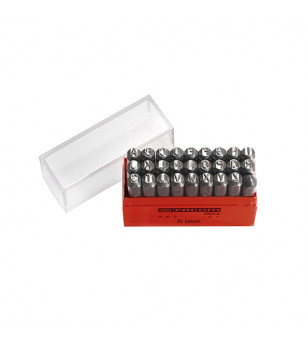 JEU DE 26 LETTRES ET POINT A FRAPPER 4MM FACOM