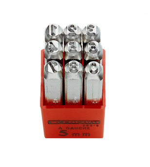 JEU DE 9 CHIFFRES A FRAPPER 4MM FACOM