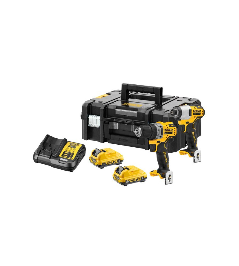 KIT 2 OUTILS XR 12V 3AH LI-ION DEWALT (PERCEUSE VISSEUSE + VISSEUSE ACHOCS) - PRIX NET ATELIER sur le site du spécialiste des...
