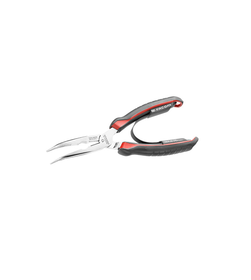 PINCE A BEC 1/2 RONDE COUDE FACOM 200MM