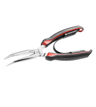 PINCE A BEC LONG 1/2 RONDE COUDE FACOM 200MM