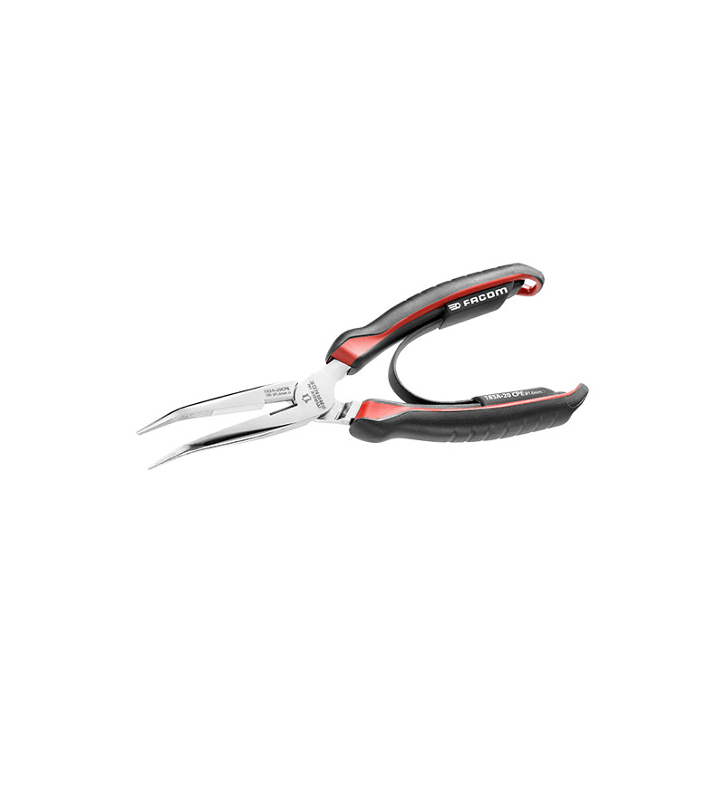 PINCE A BEC LONG 1/2 RONDE COUDE FACOM 200MM