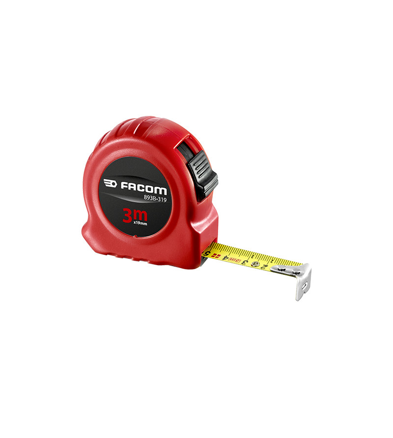 METRE A RUBAN 3MX19 MM FACOM DOUBLEFACES AVEC BLOCAGE