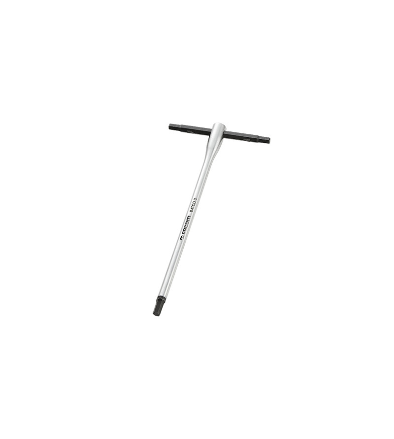 CLE HEXAGONALE EN T  3 MM FACOM COULISSANTE
