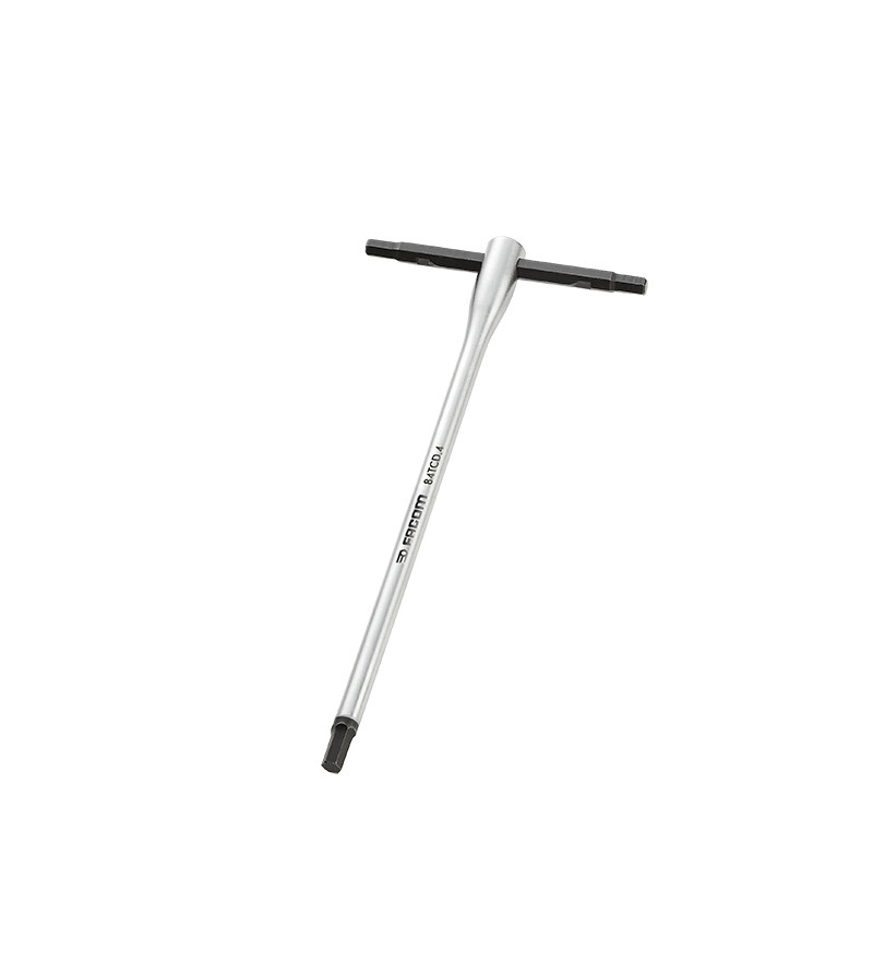 CLE HEXAGONALE EN T  4 MM FACOM COULISSANTE