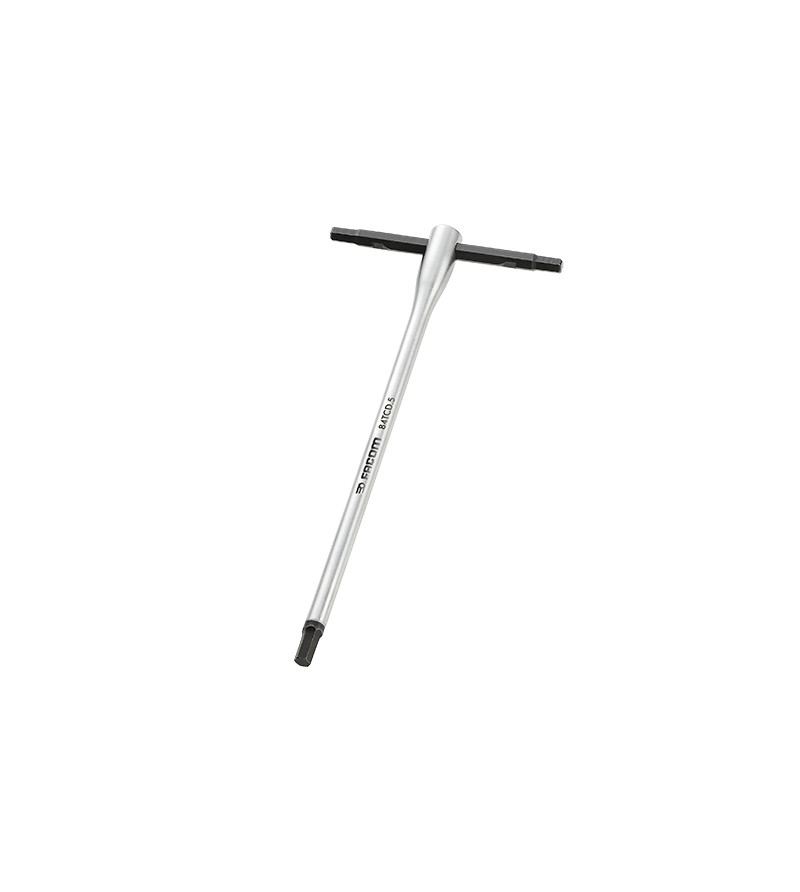 CLE HEXAGONALE EN T  5 MM FACOM COULISSANTE