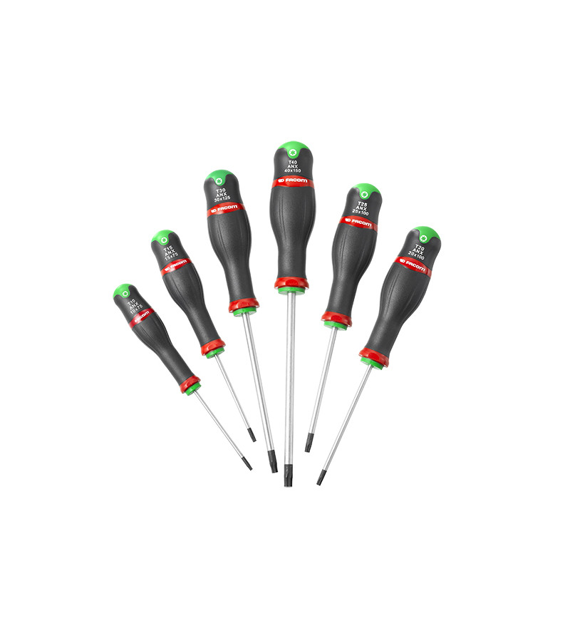 JEU DE 6 TOURNEVIS RESISTORX FACOM(TORX) - PRIX NET