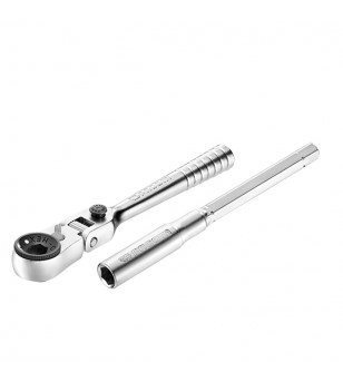 CLIQUET 1/4'' ULTRA-COMPACT TETE FLEXIBLE 180° FACOM POUR EMBOUT 1/4"- PRIX NET
