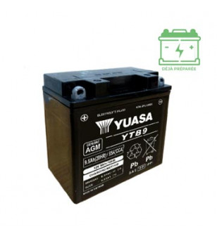 BATTERIE YTB9 YUASA 12V6.5AH SANS ENTRETIEN - ACTIVE USINE