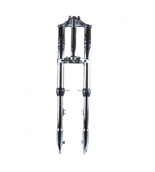 FOURCHE CYCLO EBR ADAPT. PEUGEOT 103/MBK 51 INVERSE ALU CHROME CYCLO/SOLEX sur le site du spécialiste des deux roues O-TAKET.COM