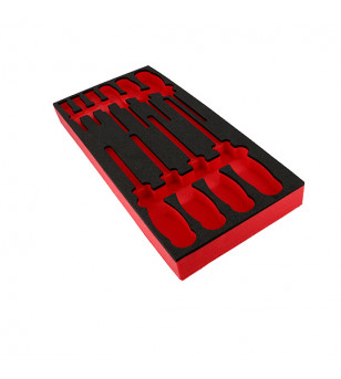 PLATEAU MOUSSE VIDE FACOM POUR MODULE 10 TOURNEVIS RESISTORX (TORX)
