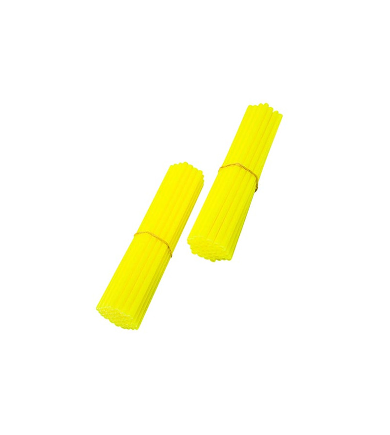 COUVRE RAYON BLACKWAY JAUNE (38 PCSX 190 MM + 38 PCS X 210 MM) POUR ROUE JUSQU'A 21'' MOTO sur le site du spécialiste des deu...