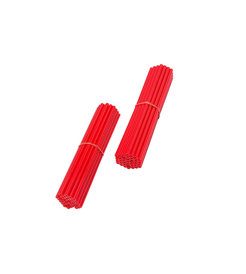 COUVRE RAYON BLACKWAY ROUGE (38 PCSX 190 MM + 38 PCS X 210 MM) POUR ROUE JUSQU'A 21'' MOTO sur le site du spécialiste des deu...