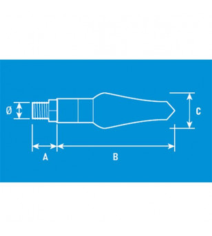 CLIGNOTANT BLACKWAY CORELLIA AMPOULE NOIR (PR) - HOMOLOGUE CE MOTO sur le site du spécialiste des deux roues O-TAKET.COM