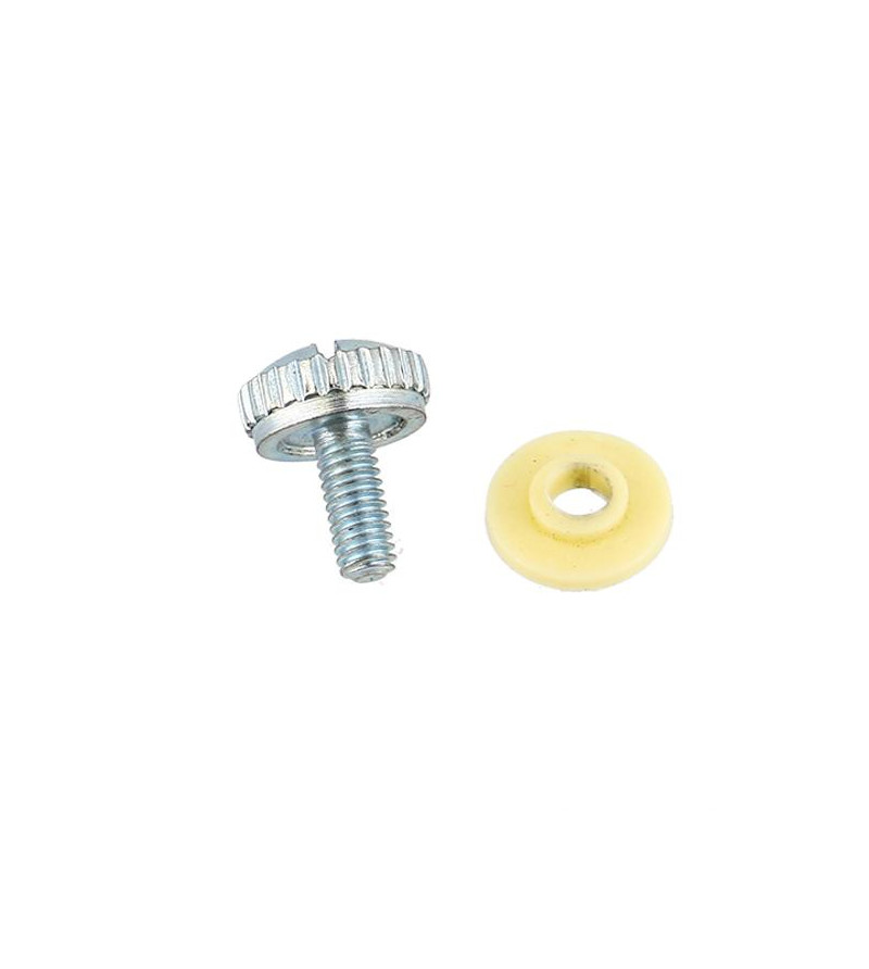VIS 5X12 + RONDELLE EPAULEE CARTER/CAPOTAGE CYCLO ADAPT. MBK 51 (DIAMETRE 5 NYLON CREME) CYCLO/SOLEX sur le site du spécialis...