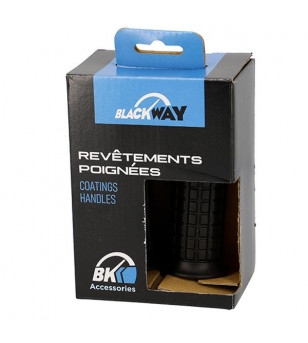 REVETEMENT/POIGNEE BLACKWAY WOODFORD NOIR (PR)  - 124MM