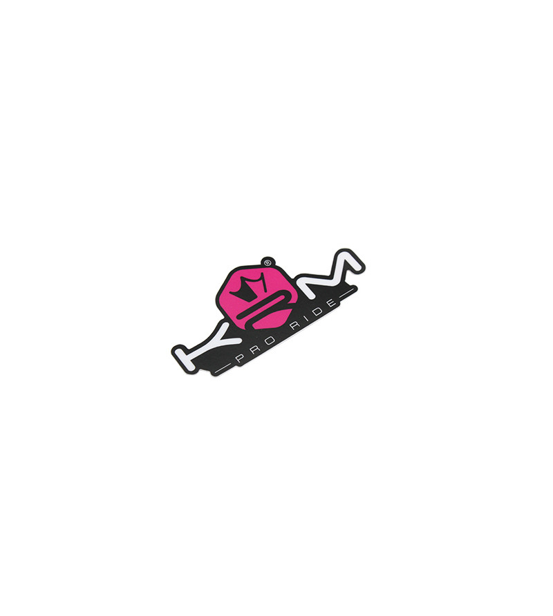 AUTOCOLLANT KRM PRO RIDE - ROSE (8X4CM) SCOOTER sur le site du spécialiste des deux roues O-TAKET.COM AUTOCOLLANT KRM PRO RIDE - ROSE (8X4CM) SCOOTER sur le site du spécialiste des deux roues O-TAKET.COM
