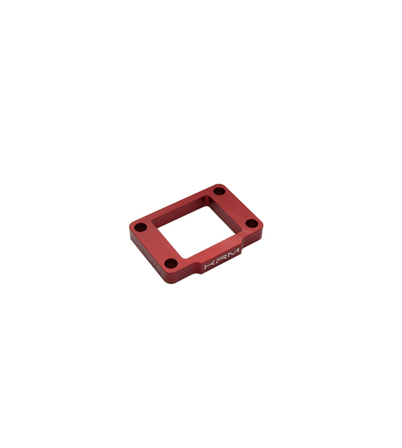 CALE ADMISSION CLAPET MECABOITE KRM ADAPT. AM6 10MM ALU CNC - ROUGE 50 À BOITE sur le site du spécialiste des deux roues O-TA...