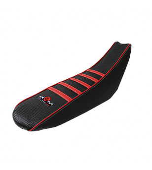 HOUSSE DE SELLE MECABOITE KRM PRO RIDE ADAPT.DERBI DRD PRO - ROUGE 50 À BOITE sur le site du spécialiste des deux roues O-TAK...