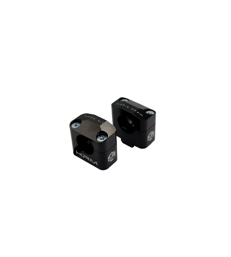PONTET REHAUSSE GUIDON MECABOITE/MOTO KRM PRO RIDE ALU POUR GUIDON 28.6MM - NOIR (X2) 50 À BOITE sur le site du spécialiste d... PONTET REHAUSSE GUIDON MECABOITE/MOTO KRM PRO RIDE ALU POUR GUIDON 28.6MM - NOIR (X2) 50 À BOITE sur le site du spécialiste d...