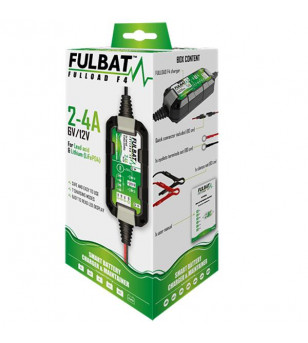 CHARGEUR BATTERIE FULBAT FULLOAD F4 - 6V - 12V 4A (POUR BATTERIE DE 1.2 A 120 AH) Accueil sur le site du spécialiste des deux...