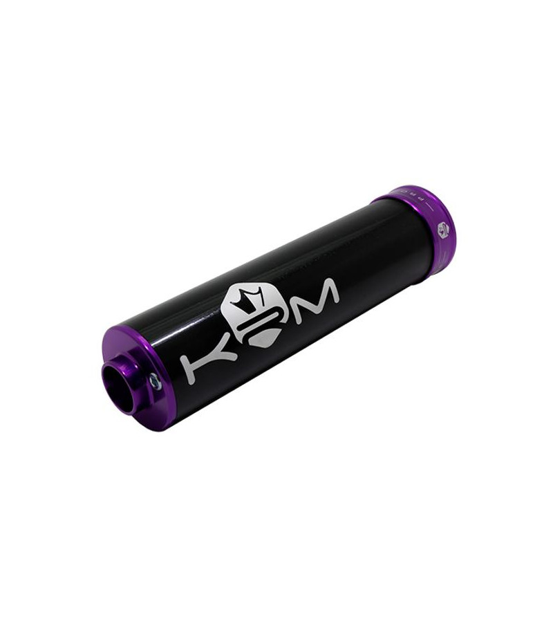 SILENCIEUX/CARTOUCHE MECABOITE KRM ALU - VIOLET 50 À BOITE sur le site du spécialiste des deux roues O-TAKET.COM