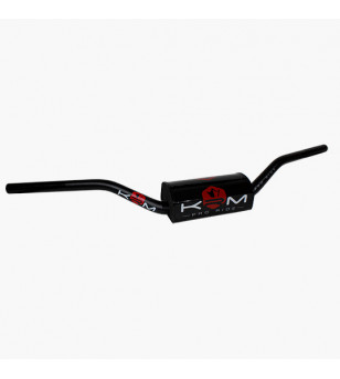 GUIDON MECABOITE/MOTO KRM OVERSIZED28.6 ALU KRM PRO RIDE AVEC MOUSSE- NOIR/ROUGE 50 À BOITE sur le site du spécialiste des de...