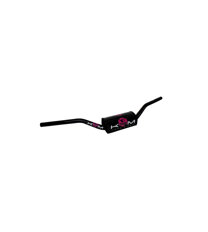 GUIDON MECABOITE/MOTO KRM OVERSIZED28.6 ALU KRM PRO RIDE AVEC MOUSSE- NOIR/ROSE 50 À BOITE sur le site du spécialiste des deu...