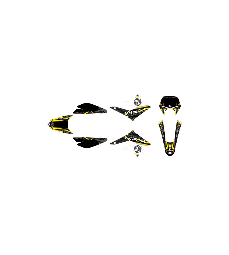 KIT DECO/AUTOCOLLANT KRM ADAPT. DERBI SENDA 11-18/RCR/SMT -18 - JAUNE 50 À BOITE sur le site du spécialiste des deux roues O-... KIT DECO/AUTOCOLLANT KRM ADAPT. DERBI SENDA 11-18/RCR/SMT -18 - JAUNE 50 À BOITE sur le site du spécialiste des deux roues O-...