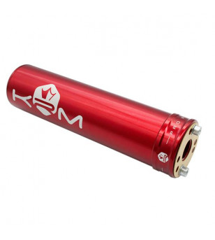 SILENCIEUX/CARTOUCHE MECABOITE KRM ALU - FULL ROUGE 50 À BOITE sur le site du spécialiste des deux roues O-TAKET.COM