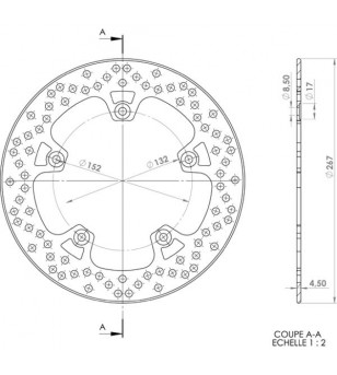 DISQUE FREIN MAXI SCOOTER AV ADAPT. 125/250 YAMAHA XMAX /400 MAJESTY 04- (D.267) MAXI-SCOOTER sur le site du spécialiste des ...