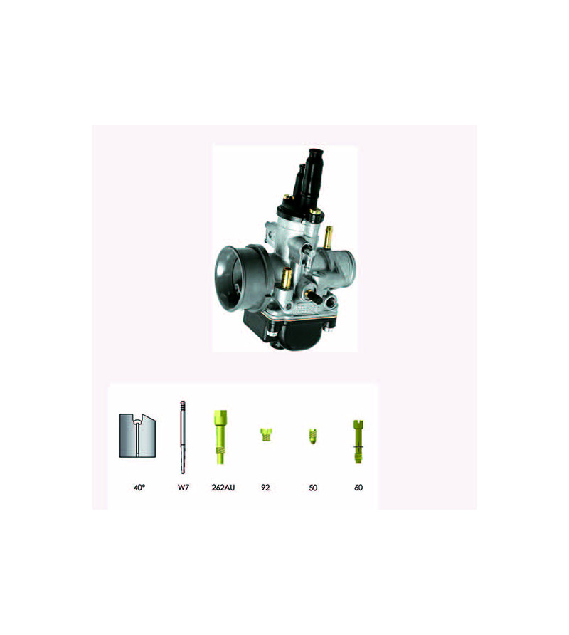 CARBU DELLORTO PHBG 21 BT MONTAGE SOUPLE (DEPRESSION/GRAISSAGE) STARTER CABLE