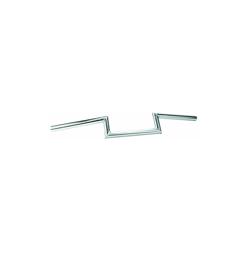 GUIDON CYCLO Z.BARRE LISSE H5 CHROME