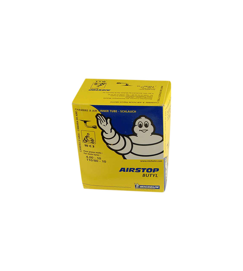 CHAMBRE AIR SCOOTER 10 " 4.00X10 MICHELIN (10C3) VALVE COUDEE 90°
