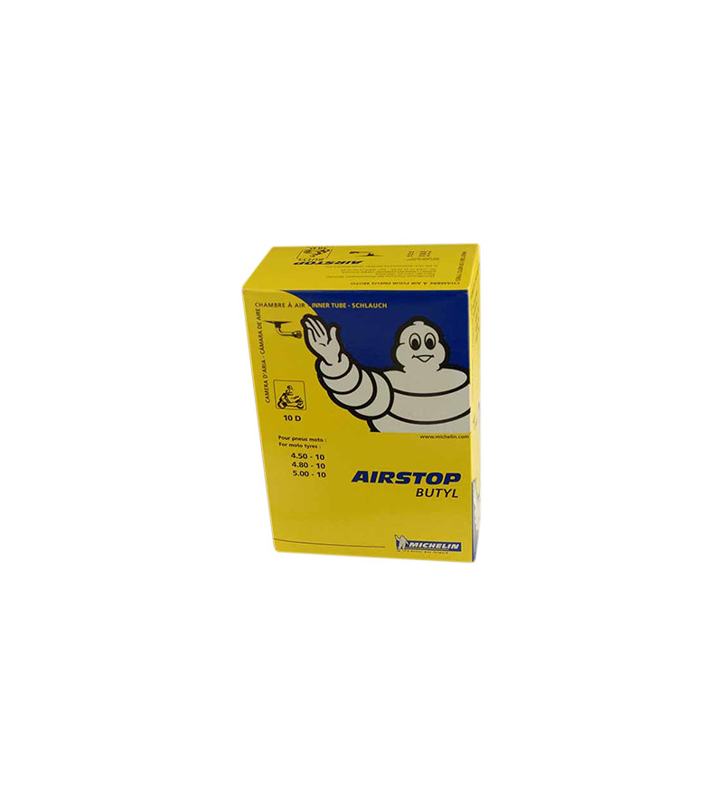 CHAMBRE AIR SCOOTER 10 " 120/90-130/90-130/70-4.50X10 MICHELIN (10D) VALVE COUDEE 90°