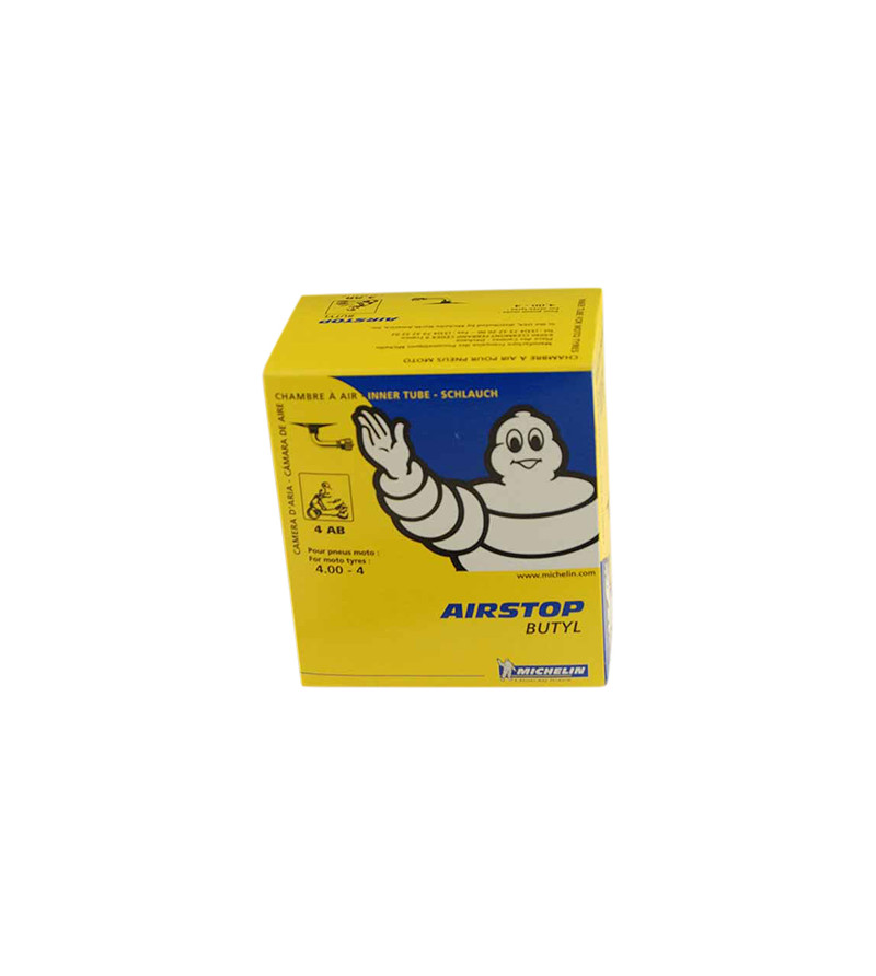 CHAMBRE AIR SCOOTER  4 " (POCKET) 4.00X4 MICHELIN (4AB) VALVE COUDEE