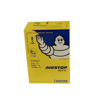 CHAMBRE AIR MOTO 17 " 3.00X17 - 100/80X17 MICHELIN (17ME) VALVE DROITE