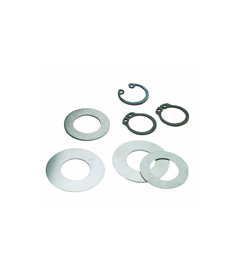 RONDELLE POULIE ADAPT. MBK 16X27/16X32 (EP. 0,5/0,7/1,2) AVEC CLIPS (KIT) (PEDALIER)