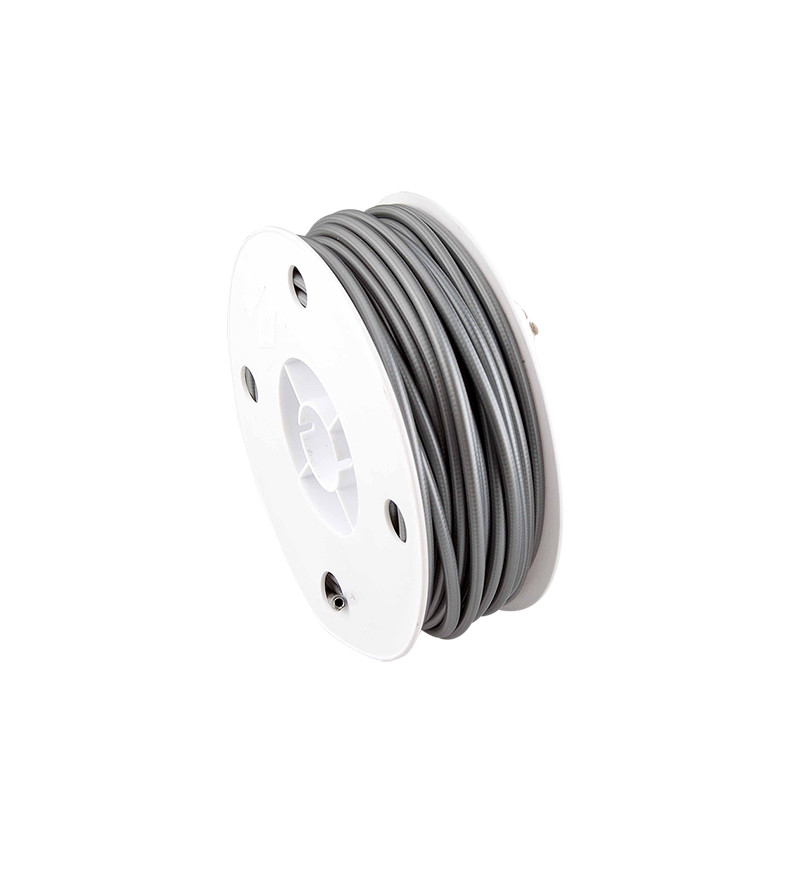 GAINE DIAMETRE EXT. 5MM DIAMETRE INT. 2.6MM - GRIS (ROULEAU DE 50 METRES)