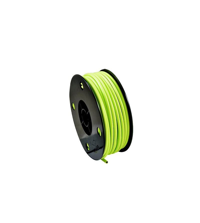GAINE DIAMETRE EXT. 5MM DIAMETRE INT. 2.6MM - VERT ANIS (ROULEAU DE 30 METRES)