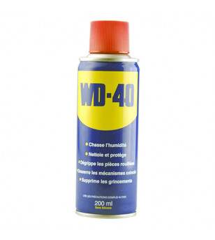 HUILE/LUBRIFIANT MULTIFONCTION WD40  200ML (AEROSOL)