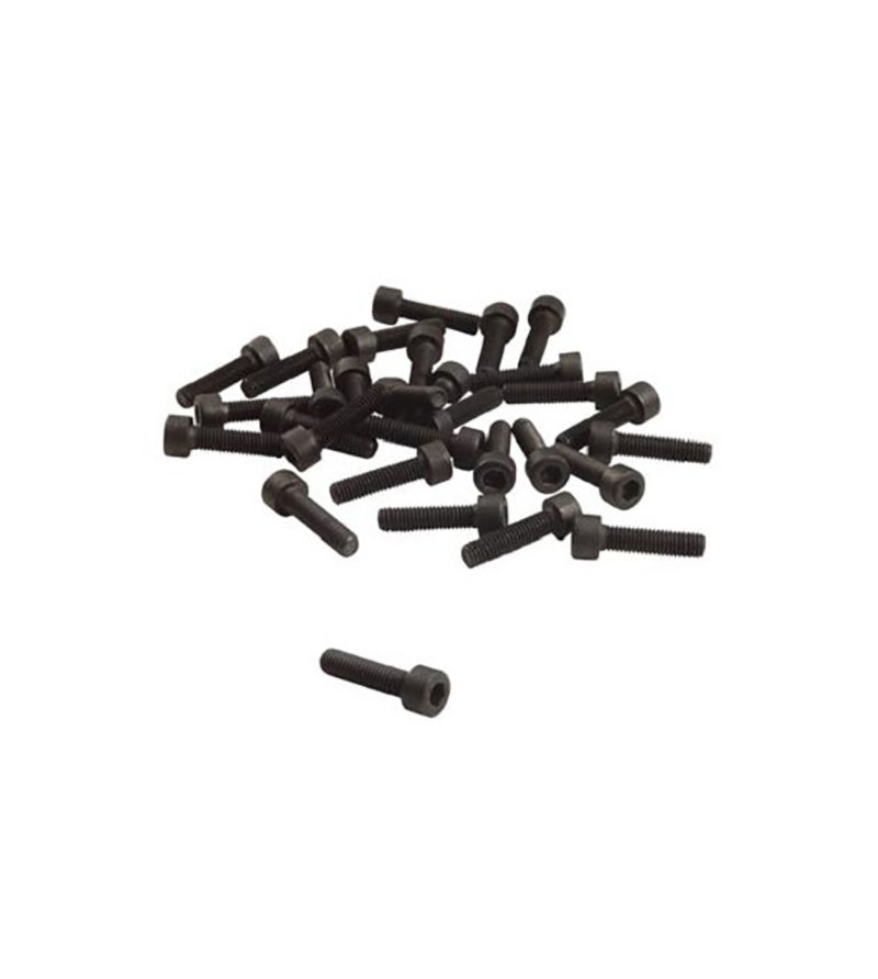 VIS 6 PANS CREUX TC M6X40 BTR NOIR (BOITE DE 100)