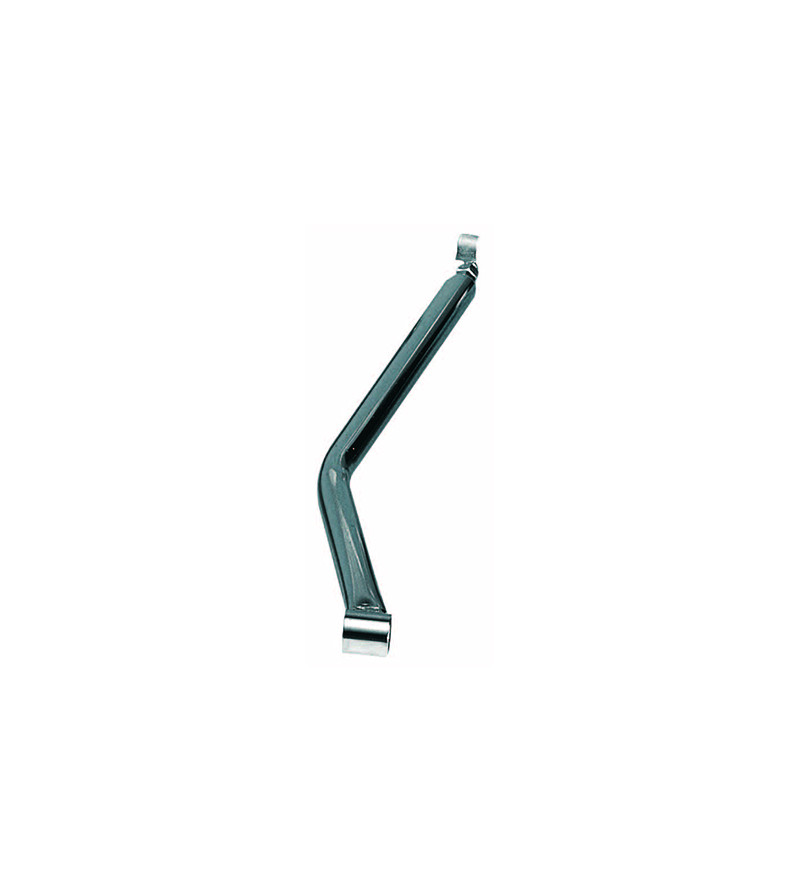 RAIDISSEUR CADRE/BARRE DE RENFORT CYCLO  ADAPT. 103 SPX/RCX COUDE ROND CHROME