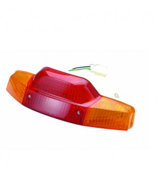 FEU AR SCOOTER TEKNIX* ADAPT. BOOSTER/BW'S -99 ROUGE AVEC CLIGNOTANTS ORANGE (COMPLET)